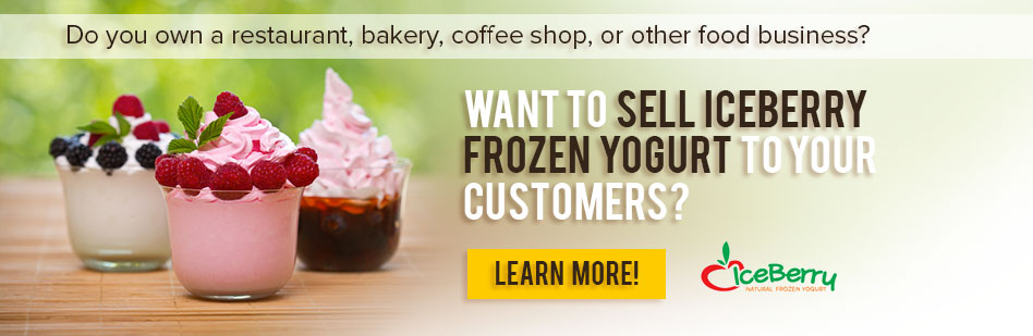 Want to sell Iceberry Frozen Yogurt to Your Customers?